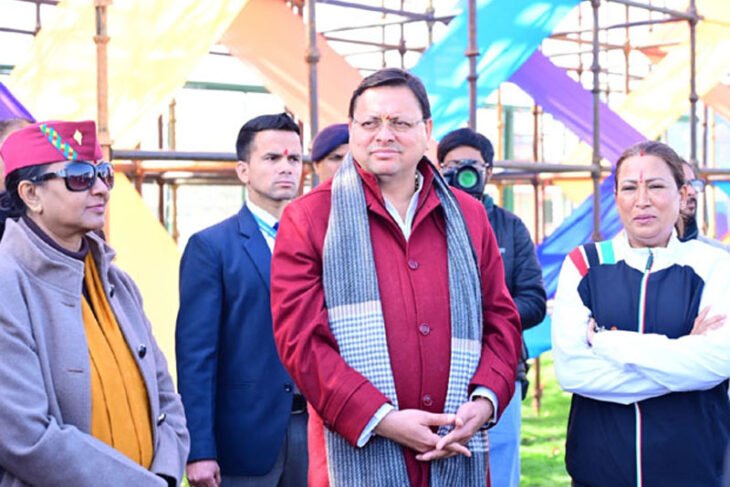 सीएम ने लिया 38वें राष्ट्रीय खेल की विभिन्न व्यवस्थाओं का जायजा